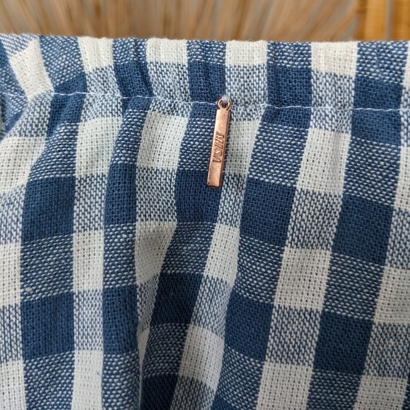 Misa Los Angeles Blue and White Gingham Mini Dress - Picture 6 of 10